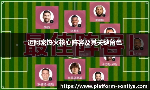 迈阿密热火核心阵容及其关键角色